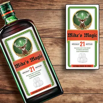 Personalized Jagermeister Custom Label Bottle