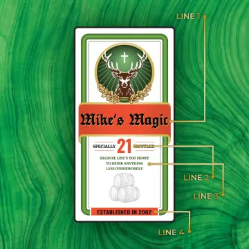 Personalized Jagermeister Custom Label Bottle