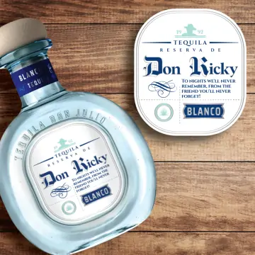 Personalized Don Julio Blanco Tequila Custom Label Bottle