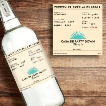 Personalized Casamigos Blanco Tequila Custom Label Bottle