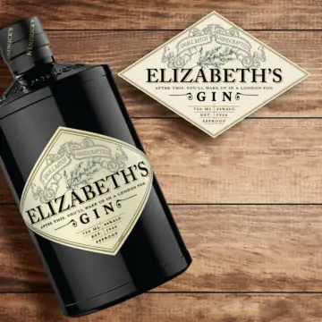 Personalized Hendricks Gin Custom Label Bottle