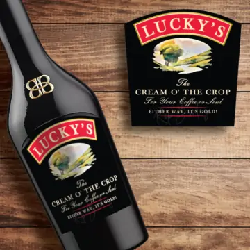 Personalized  Baileys Irish Cream Liqueur Custom Label Bottle