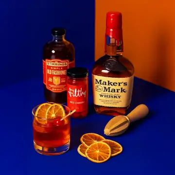 Old Fashioned Gift Set with Maker's Mark