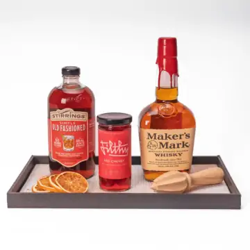 Old Fashioned Gift Set with Maker's Mark