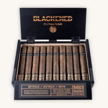Blackened Hand-Rolled Cigar 'M81' by Drew Estate Box of 20