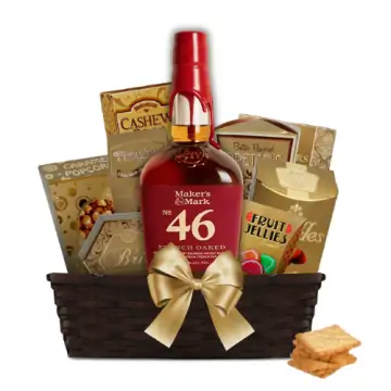 Maker's Mark 46 Bourbon Gift Basket