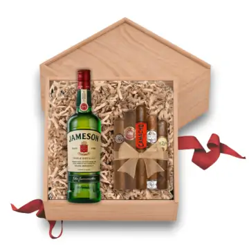 Jameson Irish Whiskey Gift Set with Cigars