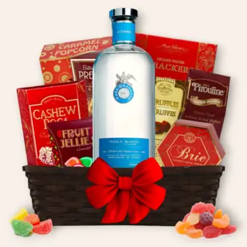 Casa Dragones Blanco Tequila Gift Basket