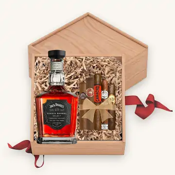 Jack Daniel's Single Barrel Select Gift Set with Cigars