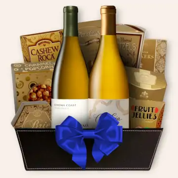 Buttery Chardonnay Duo Gift Basket