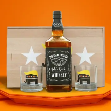 Trump Jack Daniel's Old No. 7 Whiskey Gift Set