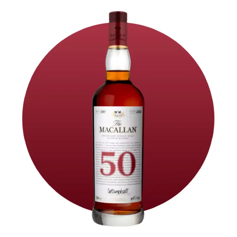 Macallan 50 Year 'Red Collection' Single Malt Scotch Whisky