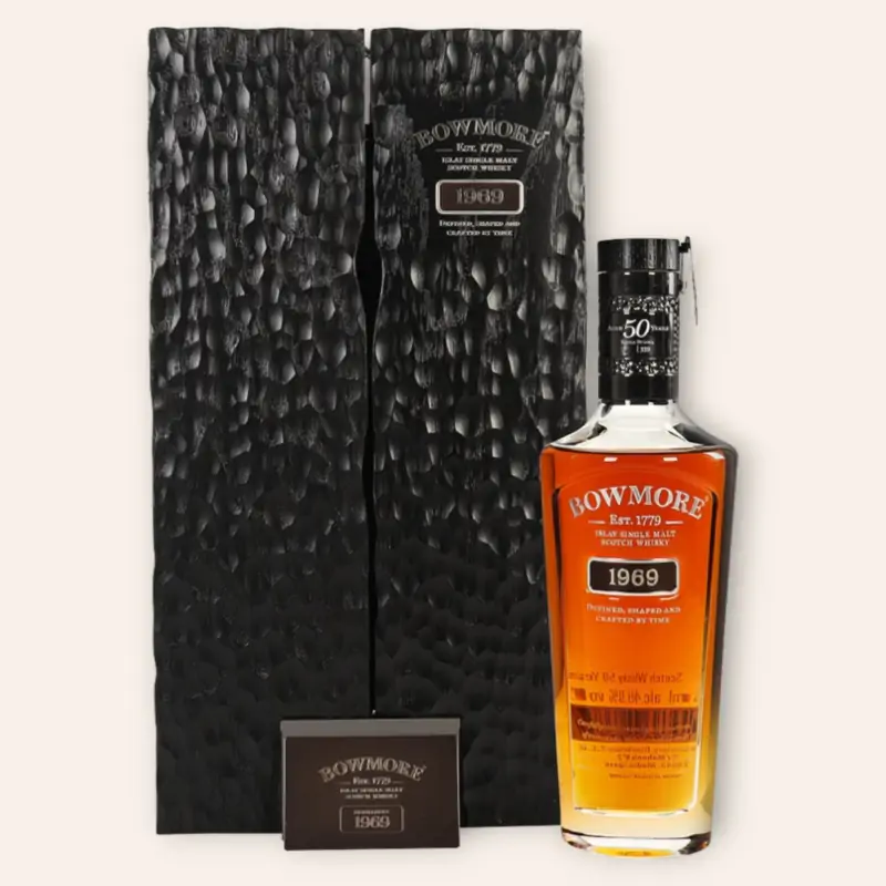 Bowmore 50 Year Single Malt Scotch Whisky (1969 Vintage)