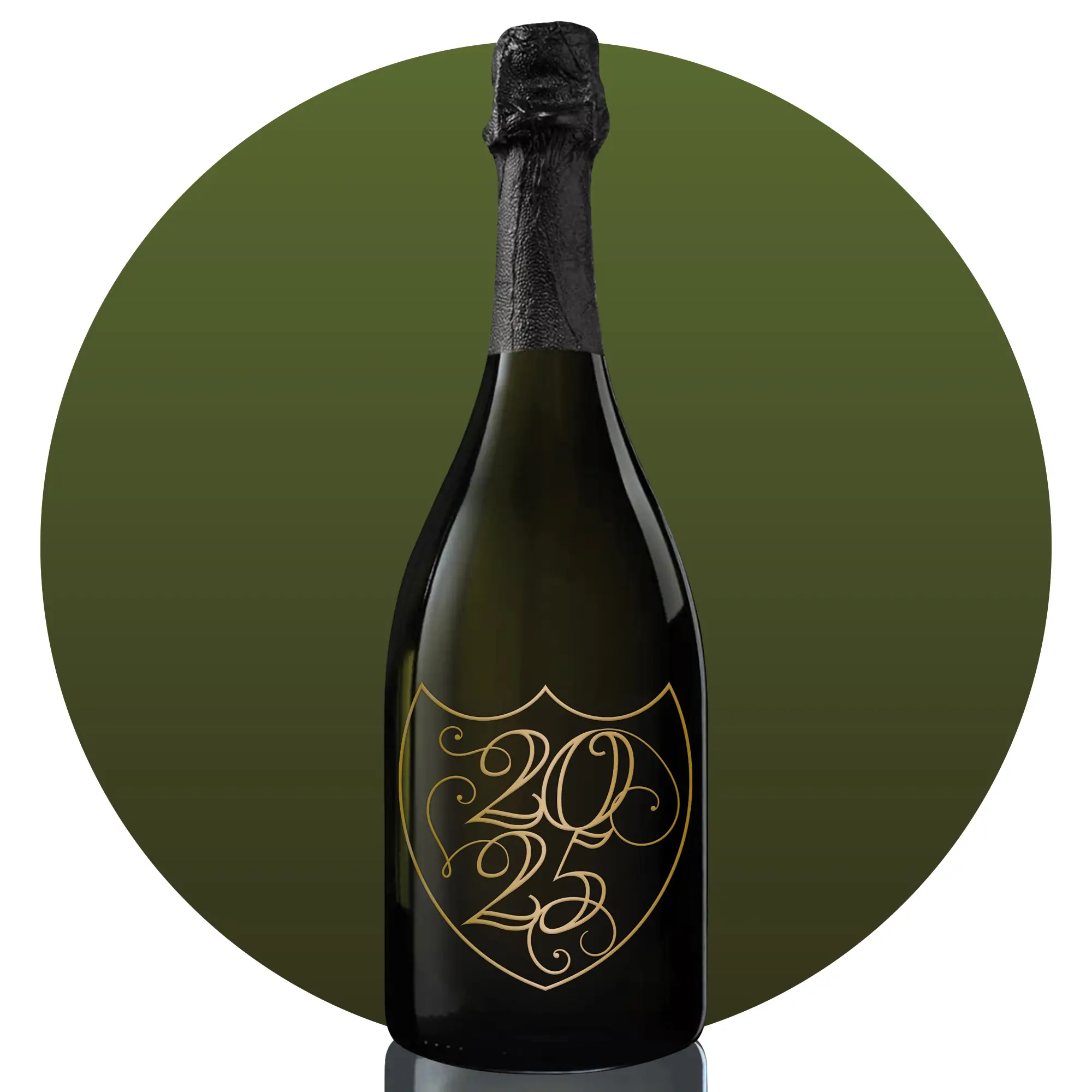 Dom Perignon Milestone Year Custom Bottle