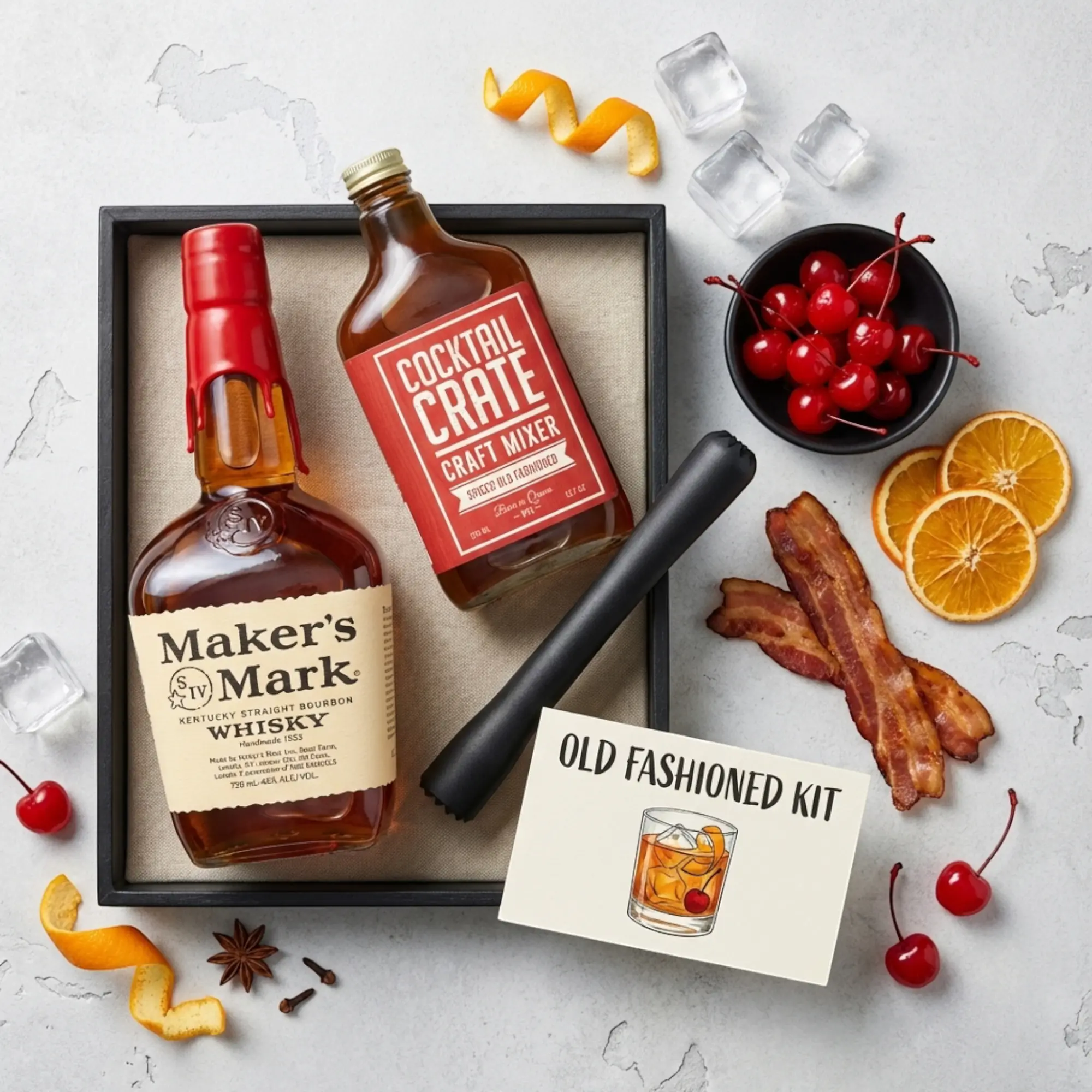 Bacon Old Fashioned Cocktail Kit