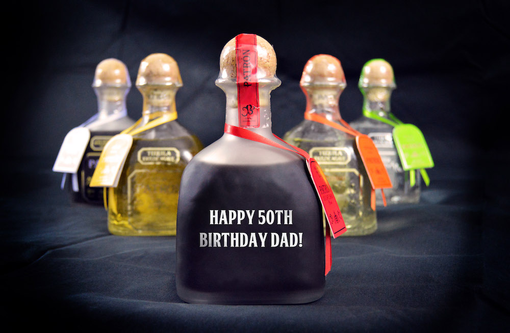 Bottle Engraving Completes a Perfect Birthday