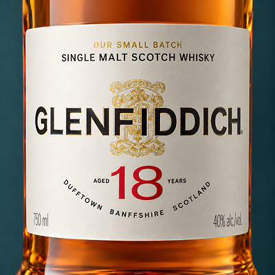 Send Glenfiddich 18 Year Scotch Whisky Online!