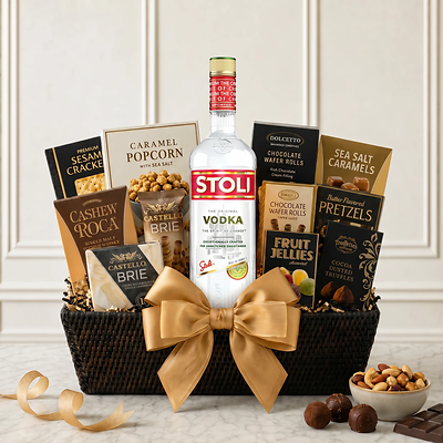 Stoli Vodka Gift Basket Stoli Vodka Gift Basket