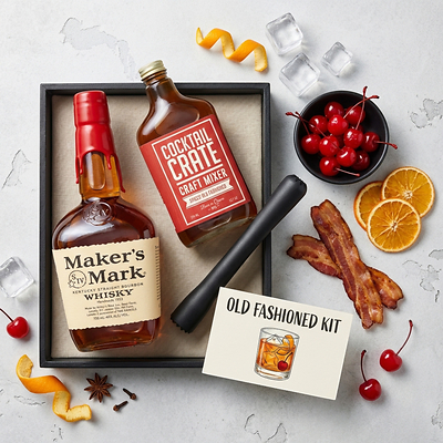 Bacon & Bourbon Old Fashioned Gift Set Bacon & Bourbon Old Fashioned Gift Set