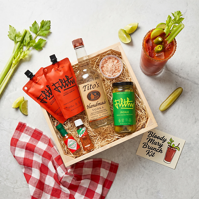 Tito's Bloody Mary Gift Crate
