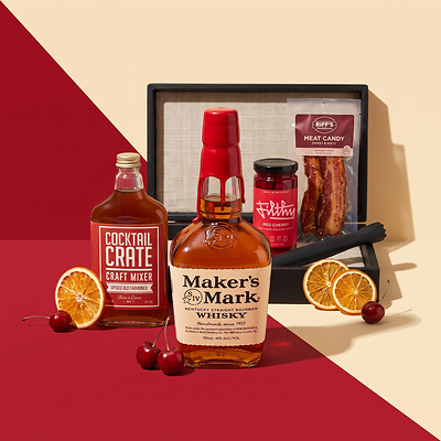 Bacon Old Fashioned Cocktail Kit with Maker’s Mark Bourbon & Bitters