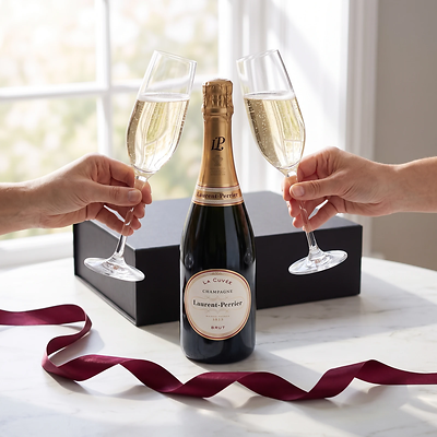 Laurent-Perrier Champagne & Flutes Gift Set Laurent-Perrier Champagne & Flutes Gift Set