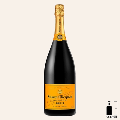 Veuve Clicquot Brut Yellow Label Champagne Magnum Bottle 1.5L Veuve Clicquot Brut Yellow Label Champagne Magnum Bottle 1.5L