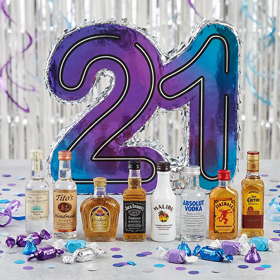 Boozy 21st Birthday Pinata