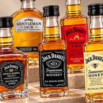 Jack Daniel's Miniature Whiskey Gift Set Jack Daniel's Miniature Whiskey Gift Set