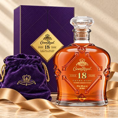 Crown Royal 18 Year Extra Rare Canadian Whisky 750ml - Premium