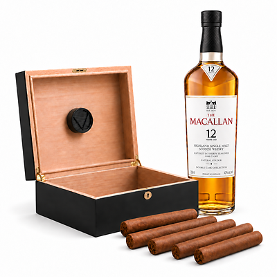 Macallan 12 Year Humidor Set