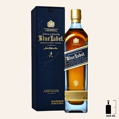 Johnnie Walker Blue Label Scotch Whisky 200ml Johnnie Walker Blue Label Scotch Whisky 200ml