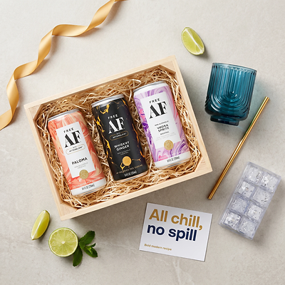 AF Zero-Proof Cocktail Explorer Trio Gift Crate