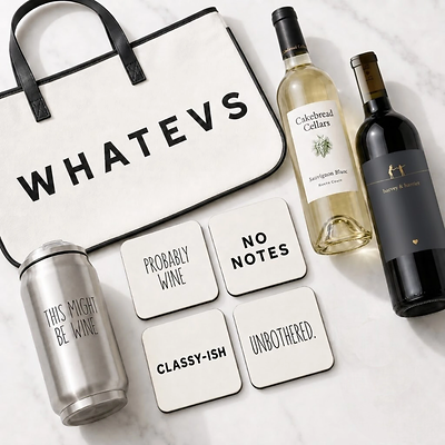 Probably Wine Tote Gift Set