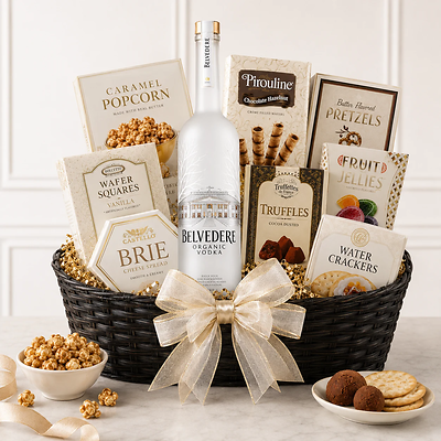 Belvedere Vodka Gift Basket Belvedere Vodka Gift Basket