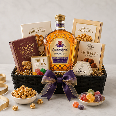 Crown Royal Gourmet Gift Basket Crown Royal Gourmet Gift Basket