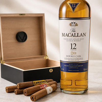 Macallan 12 Year Humidor Set