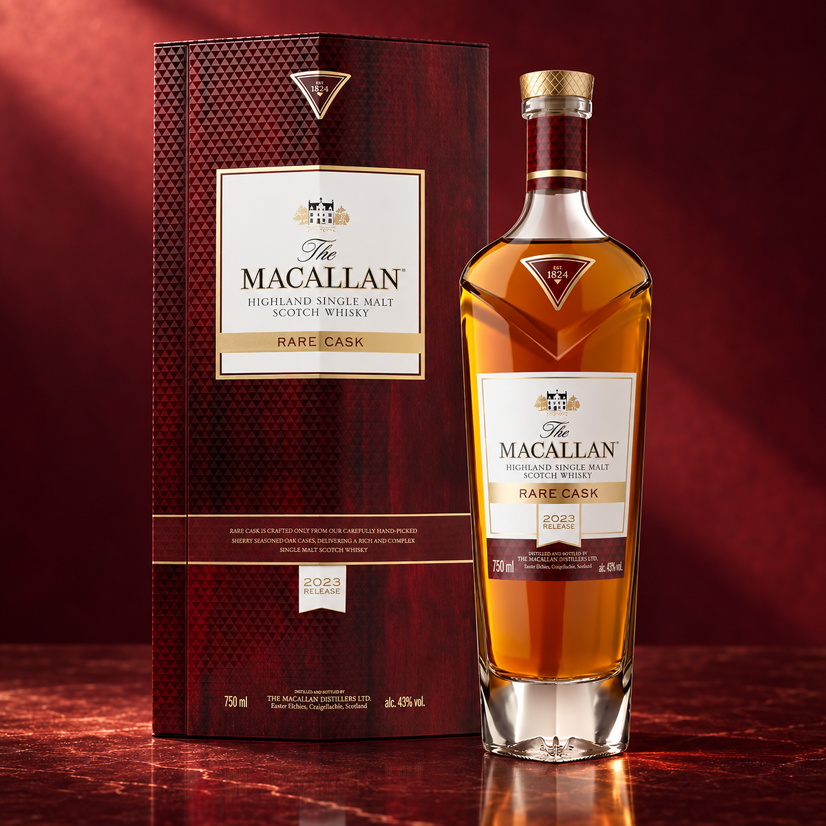 Order a Macallan Rare Cask 2023 Release Scotch Whisky Online!