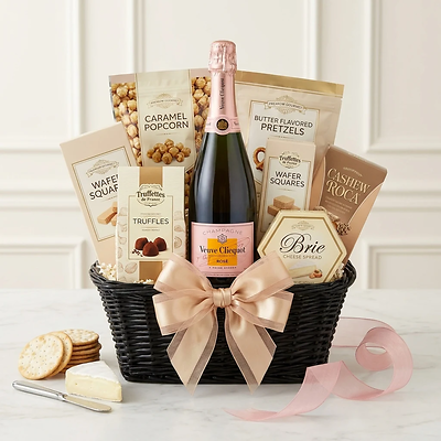 Veuve Rose Gift Basket Veuve Rose Gift Basket