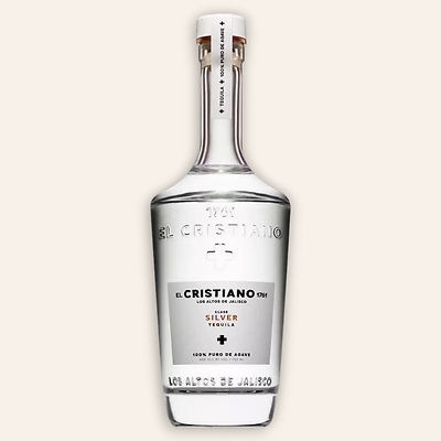 Cristiano Silver  Tequila Bottle