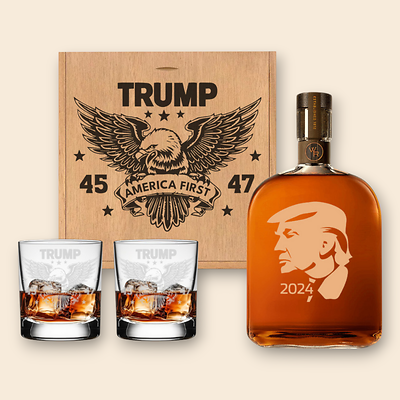 Trump 45-47 Woodford Reserve Bourbon Gift Set