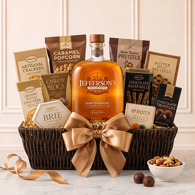 Jefferson's Kentucky Bourbon Gift Basket Jefferson's Kentucky Bourbon Gift Basket