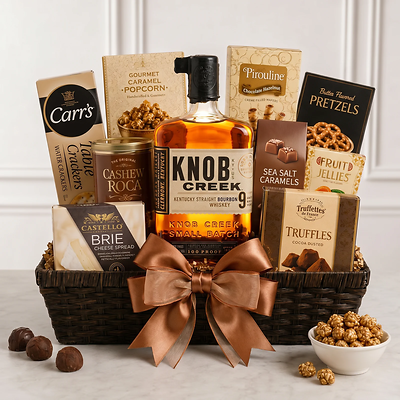 Knob Creek Small Batch Bourbon Gift Basket Knob Creek Small Batch Bourbon Gift Basket