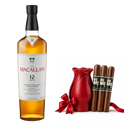 Macallan Scotch & Cigar Topper Gift