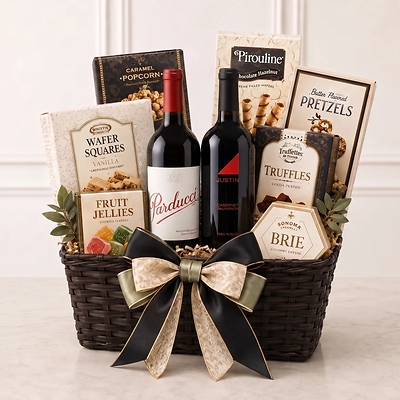 Deluxe California Cabernet Duo Gift Basket