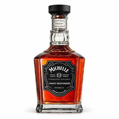 Jack Daniel's Single Barrel Custom Label Bottle Jack Daniel's Single Barrel Custom Label Bottle