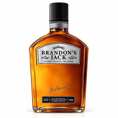 Gentleman's Jack Custom Label Bottle Gentleman's Jack Custom Label Bottle