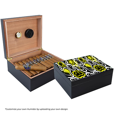 Desktop Humidor with Custom Picture (Glossy Finish) Desktop Humidor with Custom Picture (Glossy Finish)