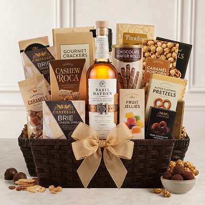 Basil Hayden Bourbon Gift Basket Basil Hayden Bourbon Gift Basket