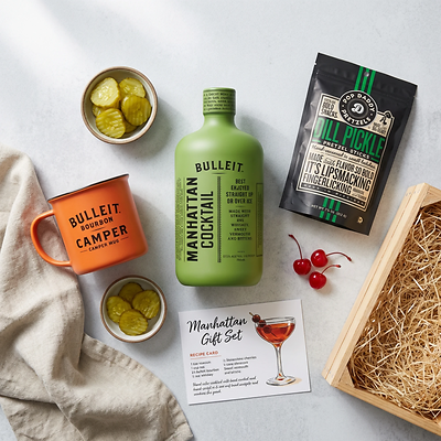 Bulleit Manhattan Cocktail Gift Crate